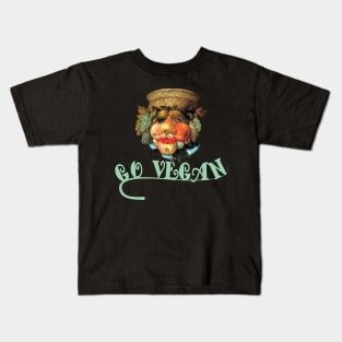 Go Vegan Diet Vegetarian  Produce Veganism Nutrition Kids T-Shirt